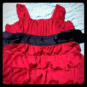 Red kid formal kids dress